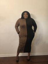 Load image into Gallery viewer, Black & Maze Dress