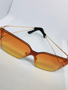 Classic Square Sunglasses - Orange