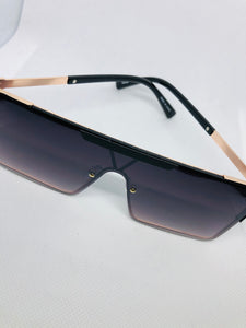 Oversize Square Sunglasses - Black